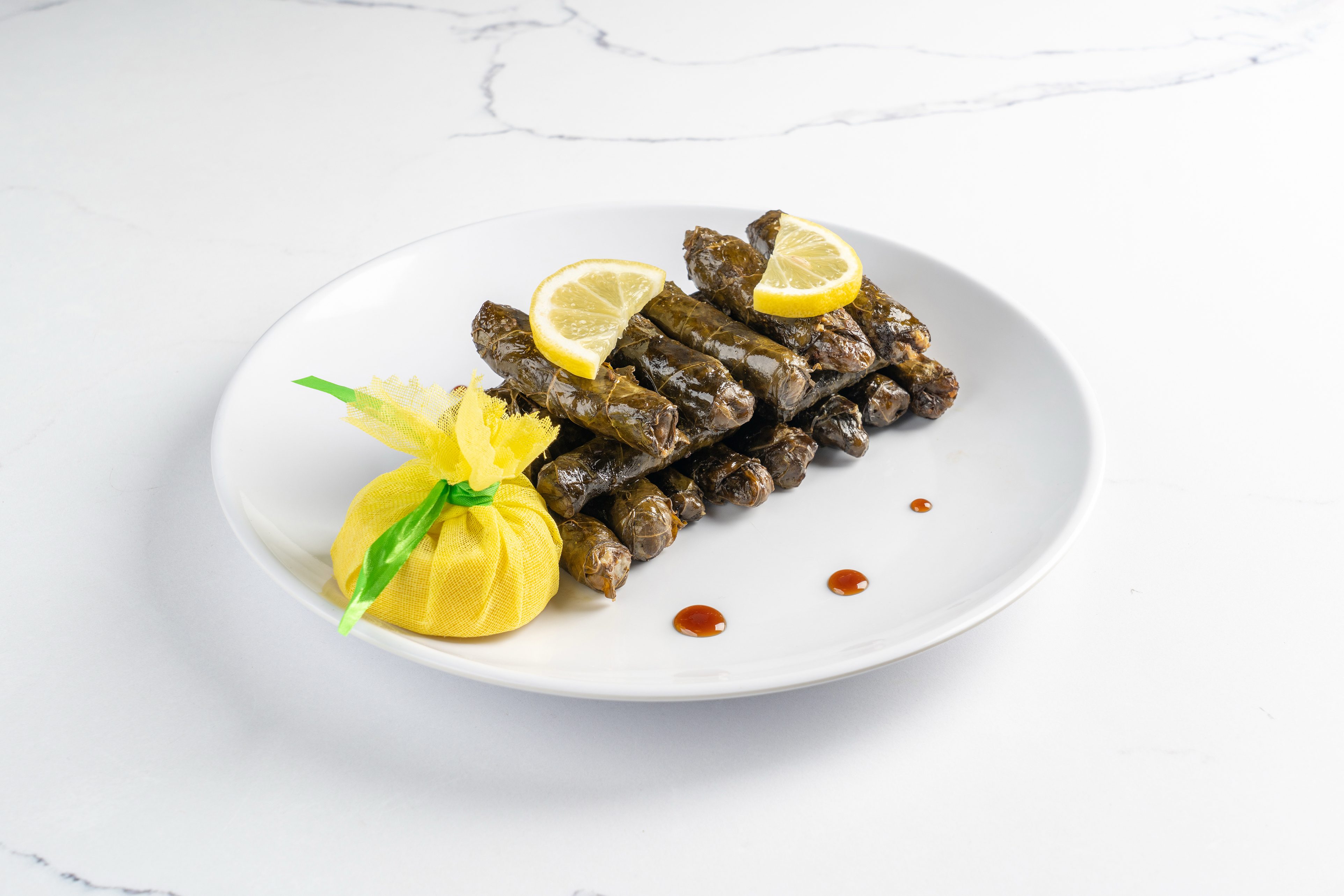 Stuffed Grape Leaves.