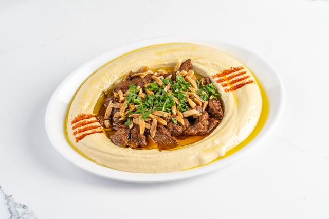 Hummus W/Meat.