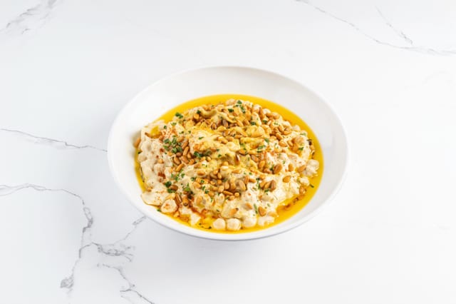 Fettet Hummus.